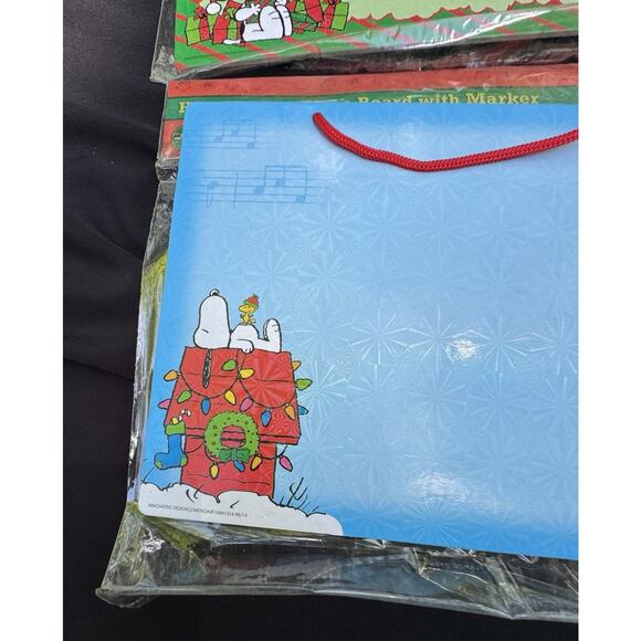 2 New Cute Sealed Peanuts Snoopy Hanging Dry Erase Board With Marker! - Picture 6 of 7